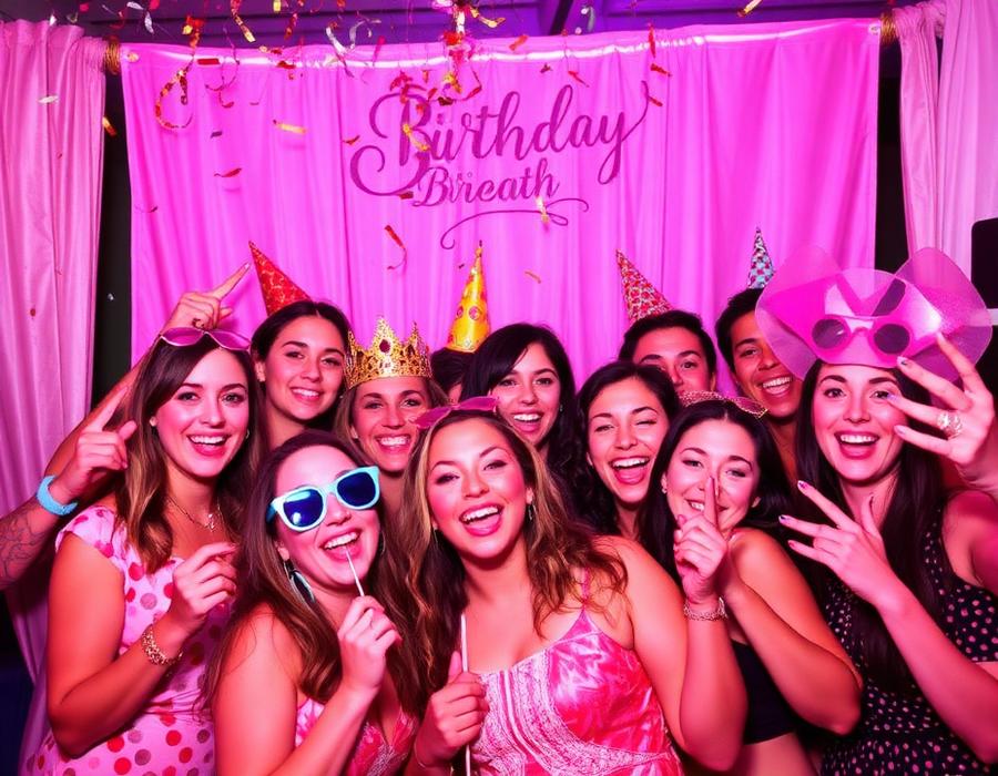 Fotomatón en cumpleaños